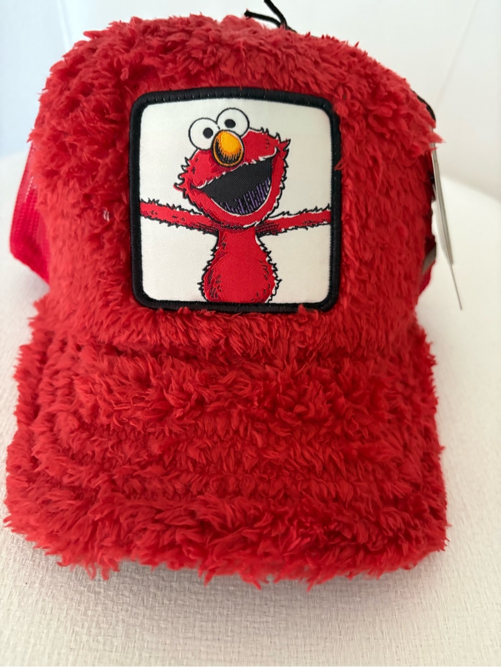 Sesame Street by Overlord Elmo Plush Red Adult Baseball Hat